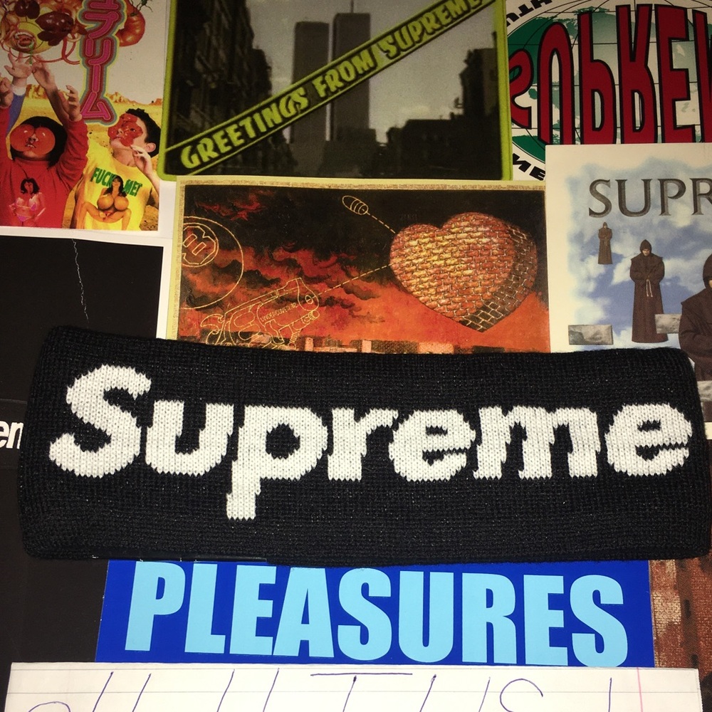 Supreme New Era Big Logo Headband (2018)
